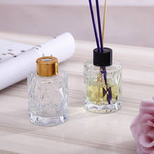 5PCS 60ml Column Shape Home Fragrance Essential Oil Bottle Air Freshener Decorative Glass Bottle Aromatherapy Bottle for Gift 2024 - buy cheap