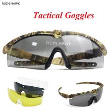 Polarized 2.0 Camouflage Safty Glasses Tactical Shooting Hunting Goggles Outdoor Mountaineering Skiing Fishing Riding Sunglasses 2024 - buy cheap