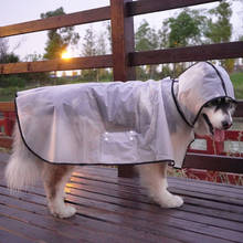 Large Dog Raincoat Big Dog Clothes Waterproof Clothing Samoyed Husky Alaskan Malamute Labrador Golden Retriever Costume Outfit 2024 - buy cheap