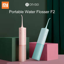 Xiaomi-irrigador Oral inalámbrico DR.BEI, limpiador Dental portátil con chorro de agua, recargable por USB, 3 modos de presión de agua 2024 - compra barato