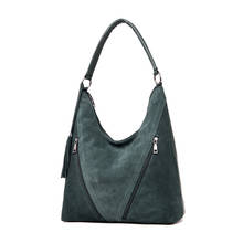 Модные Зеленые женские сумки на плечо из искусственной кожи, женская кожаная сумка, дизайнерская большая женская сумка-хобо для мамы 2024 - купить недорого