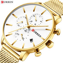 Watch Men Top Brand Luxury CURREN Fashion Sports Wristwatches Casual Waterproof Quartz Men Watch Male Clock Relogio Masculino 2024 - buy cheap