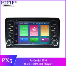 DSP 2 Din Auto Radio Android 10 For Audi A3 8P/A3 8P1 3-door Hatchback/S3 8P/RS3 Sportback Car Multimedia Video Player GPS DVR 2024 - buy cheap