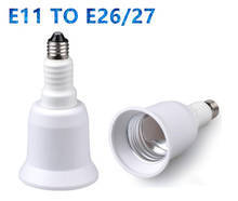 1000/lote e11 para e11 e26 para e26 adaptador, conversor de adaptador de lâmpada macho/fêmea e27 para soquete de adaptador