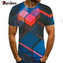 Camiseta de vórtice tridimensional para hombre, camisa de verano con estampado 3D, informal, divertida, de diario, talla 4XL, novedad de 2020 2024 - compra barato