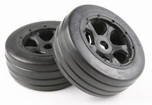 Front Wheels On-Road Racing Slick Tires Mounted on Strong 5-Spoke Rims 24mm Hex for HPI Rovan Baja 5R 5B 2024 - buy cheap