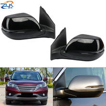 ZUK-Conjunto de espejos retrovisores para puerta de coche, para HONDA CRV 2012, 2013, 2014, 2015, RM1, RM2, RM4, con calefacción LED, plegables y eléctricos, 1 par 2024 - compra barato