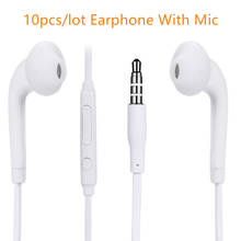 Fone de ouvido com fio, 10 drive, 3.5mm, estéreo, controle remoto e microfone para iphone, samsung galaxy s5, s3, s4, s7, note 3, 4, mp5, mp4 2024 - compre barato