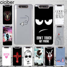 Ciciber capa para celular, capa de silicone tpu macio para samsung galaxy a50 a70 a80 a60 a40 a30 a20 a10 a20e 2024 - compre barato