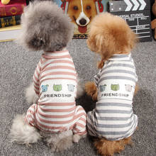 Cachorro pijamas roupas de inverno roupas de cachorro macacão yorkshire chihuahua filhote de cachorro roupas poodle bichon pomeranian pomeranian traje 2024 - compre barato