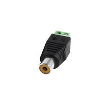 Phono RCA Male Plug to AV Screw Terminal Audio/Video Speaker Coax Cat5/cat6 Cable Wire connectors Solderless Adapter 2024 - buy cheap