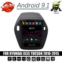 Reproductor Multimedia con Android 9,1 y navegación GPS para Hyundai, autorradio estéreo 2Din con DVD, Wifi, 4G, para Hyundai Ix35 Tucson 2024 - compra barato