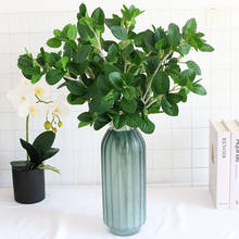 Artificial Plant Mint Leaves Living Room Bedroom Office Decor Fake Green Plants Bonsai Garden Fence Home Accessories 2024 - buy cheap