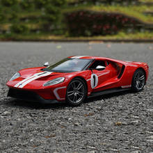 Maisto Diecast 1:18 2017 Ford GT Similator Racing Car Vehicle Model Alloy Metal Toy Car for Kids Gifts Collection 2024 - buy cheap