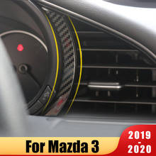 For Mazda 3 Axela 2019 2020 Stainless steel Car instrument dashboard display Frame Trim Cover Sticker Interior Accessories 2024 - buy cheap