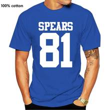 Britney Spears T Shirt Men SPEARS 81 Print 100 Cotton Tee Shirt Wholesale Male T-Shirt Basic Casual T Shirts Plus Size 5XL 6XL 2024 - buy cheap