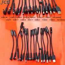 JCD-Cable USB 3,1 tipo C hembra a DC 4,0*1,35 5,5*2,5 4,0*1,7mm, adaptador de cargador de corriente macho, para lenovo HP PD 2024 - compra barato