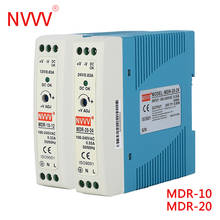NVVV Industrial Mini DIN Rail Power Supply Switch MDR-10W 20W Single Output Switching DC 12V 24V Source 2024 - buy cheap
