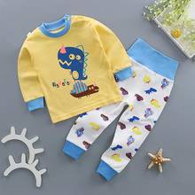 Children's Pajamas 2020 Winter Girls Boys Sleepwear Nightwear Baby Infant Clothes Cartoon Pajama Sets 100% Cotton Kids Pajamas 2024 - buy cheap