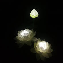 Luz Led Solar de loto para césped, luces solares impermeables para exteriores, brillantes, para decoración de jardín 2024 - compra barato
