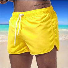 New Brand Pocket Quick Dry Swimming Shorts For Men Swimwear Man Swimsuit Swim Trunks Summer Bathing Beach Wear Surf Boxer Brie 2024 - buy cheap