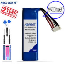 Nova chegada [hsabat] 7200mah p763098 01a bateria de substituição para jbl ligação 20 sem fio bluetooth alto-falante 2024 - compre barato