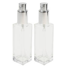 2 pces mini atomizador bomba de vidro recarregável perfume spray vazio garrafa 30ml 2024 - compre barato