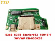 Original for DELL 5368  5378 USB board 5368  5378  Starlord13  15915-1  3WVWP CN-03GX53   tested good free shipping 2024 - buy cheap