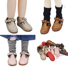 1 par de sapatos de couro para bonecas 1/6 bjd sd yosd 30cm, sandálias de bonecas, acessórios de roupas, presente de brinquedo 2024 - compre barato