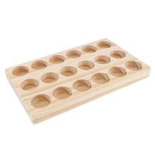 Wooden Essential Oil Tray Handmade Natural Pine Wood Display Rack Demonstration Station 2024 - buy cheap