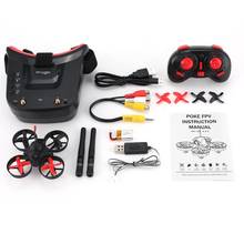 Mini rc drone de corrida com câmera fpv, 5.8g, 40ch, quadricóptero, fone de ouvido 3 em busca automática, receptor, monitor 2024 - compre barato