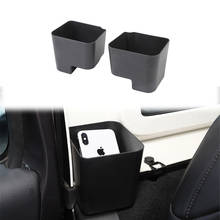 for Jeep Wrangler JL 2018 Car Rear Seat Side Door Storage Barrel Box for Jeep JL Phone Organizer Boxes Interior Accessories 2Pcs 2024 - buy cheap