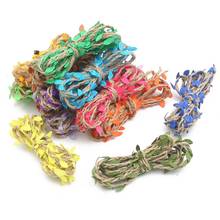 2M 5M Simulation Green Leaves Weaving Hemp Rope DIY Wedding Birthday Wedding Decoration Rattan Gift Bouquet Packaging Rope 5mm 2024 - buy cheap