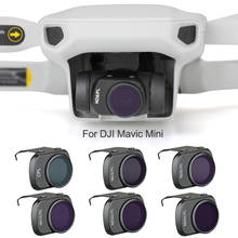 Adjustable Lens filter for DJI Mavic Mini Drone filters CPL ND 4 8 16 32 64 PL set For dji mavic mini Drone Camera Accessories 2024 - buy cheap