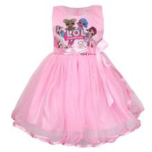 L.O.L. Сюрприз! Летнее Кукольное платье для девочек платье принцессы с бантом для дня рождения Рождественский костюм на Хэллоуин Детское платье для малышей 2024 - купить недорого