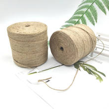 400m Natural Jute Twine Burlap String Hemp Rope Party Wedding Gift Wrapping Cords Thread DIY Scrapbooking Florists Craft Decor 2024 - buy cheap