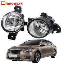 Cawanerl 2 X Car Styling 4000LM H11 LED Bulb Right + Left Fog Light DRL Daytime Running Light 12V For Nissan Teana 2004-2015 2024 - buy cheap