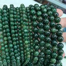 6mm 10mm african jade stone beads natural gemstone beads DIY loose beads for jewelry making strand 15" wholesale 2024 - buy cheap