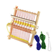 DIY Wooden Weaving Toy Loom Handmade Knitting Machine with Accessories For Kids Children Scarfs Hats Craft Tools Knitting Loom 2024 - buy cheap