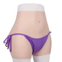 Calcinha de silicone realista, roupa íntima para travestido, transgêneros, sexo artificial, roupa íntima, intensificador de quadril 2024 - compre barato