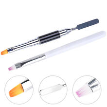 Uds.-pincel Gel UV de manicura para dibujo acrílico, herramienta de manicura de acero inoxidable BE1590 2024 - compra barato