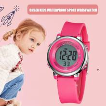 OHSEN-reloj deportivo Digital para niños y mujeres, cronógrafo de pulsera resistente al agua hasta 5atm, con pantalla LED, ideal para regalo 2024 - compra barato