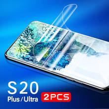2Pcs soft screen protector s20 ultra plus for samsung galaxy s 20 Protective glass 20s hydrogel s20plus glaxay 20sultra glas 2024 - buy cheap