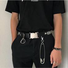Helisopus Unisex Punk Metal Wallet Belt Waist Chain Retro Hipster Pin Ring Clip Women Men Hip Hop Street Pants Jeans Accessories 2024 - buy cheap