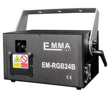 Аналоговый RGB анимационный лазерный прожектор DMX512 Сканер DJ диско вечерние праздничные 1500 мВт 2000 сценическое освещение 2024 - купить недорого