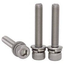 M5 M5*20 M5x20 M5*25 M5x25 M5*30 M5x30 304 Stainless Steel Knurled Allen Head Hexagon Socket Spring Plain Washer Screw Assembly 2024 - buy cheap