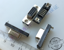 For   FOXCONN VGA female connector  connector interface 15-pin black colloid socket head 2024 - buy cheap