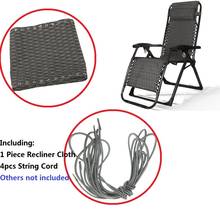 Substituição de pano de tecido e laços para cadeiras não gravidade (losango cinza) 2024 - compre barato