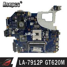 Para For Acer aspire V3-571G V3-571G placa base de computadora portátil NBY1711001 NB Y1711.001 Q5WVH LA-7912P HM77 DDR3 GT620M 1GB 2024 - compra barato