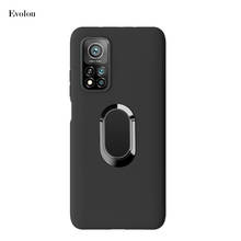 Funda con anillo magnético para xiaomi MI 10T Pro 5G, funda de teléfono de TPU suave para Xiaomi Mi10T Pro 5G, carcasa trasera con soporte de silicona 2024 - compra barato